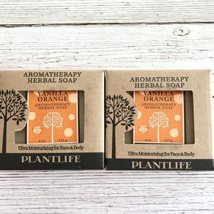 Plantlife Vanilla Orange Aroma Therapy Herbal Soap